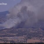 Brush fire in Ramona threatens homes, leading to evacuation orders - Times of San Diego