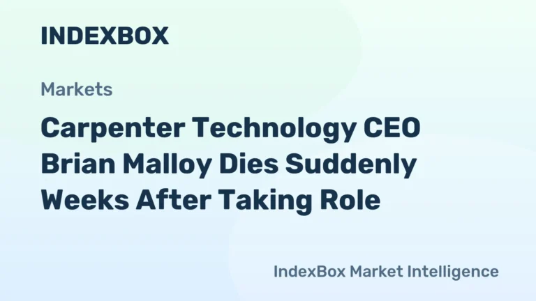 Carpenter Technology CEO Brian Malloy Dies Suddenly Weeks After Taking Role - IndexBox
