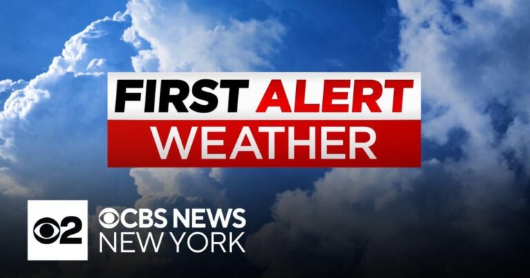 Sunny days ahead for NYC after strong storms - CBS News