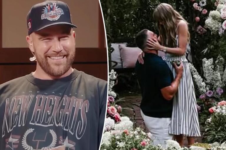 Travis Kelce gives rare insight into Taylor Swift proposal in first post-wedding podcast - Page Six