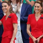 Kate Middleton turns heads in eyecatching red dress for Wimbledon 2026 appearance - Page Six