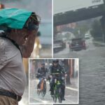 NYC hit with flash flood warnings as downpours batter Big Apple and force flight delays - New York Post