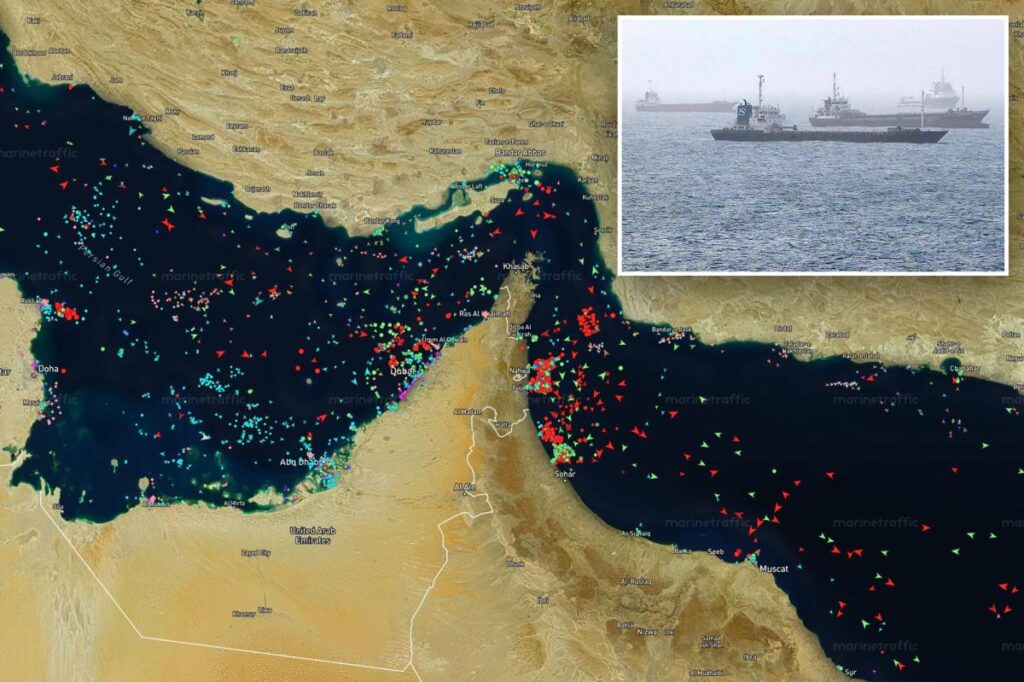 Tanker hits mine in the Strait of Hormuz as Iran intercepts six vessels - New York Post