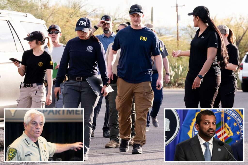 Under-fire Nancy Guthrie sheriff lashes out at FBI after Kash Patel claims agency was kept out of probe - New York Post
