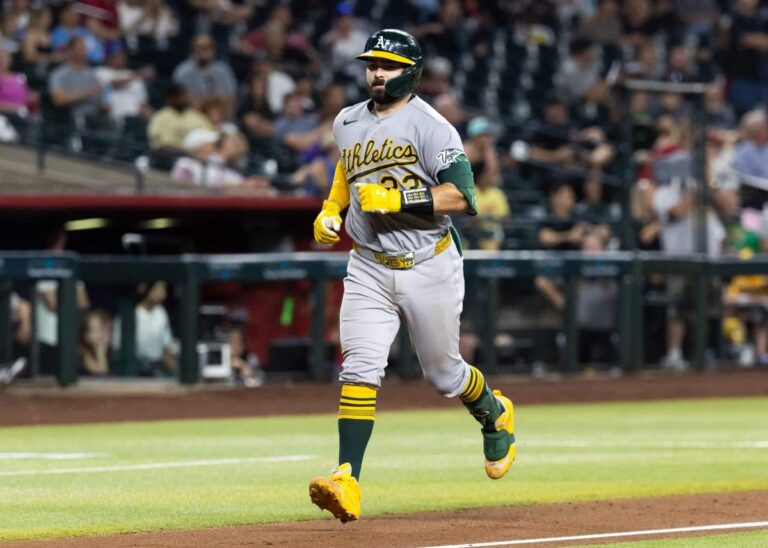 Athletics catcher Shea Langeliers placed on IL with torn meniscus - The New York Times