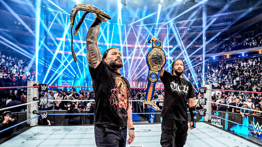 Roman Reigns and Jalen Brunson stand tall in Madison Square Garden - WWE