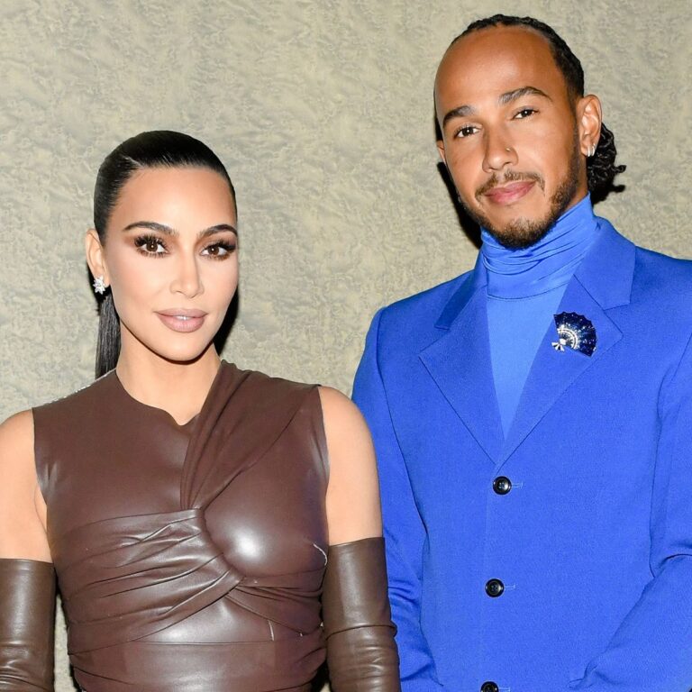 Kim Kardashian Shares Glimpse at Lewis Hamilton Spending Time With Her Kids - E! News