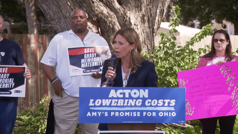 Community, joined by Amy Acton, rallies to save Grady Memorial Hospital's maternity unit - WSYX