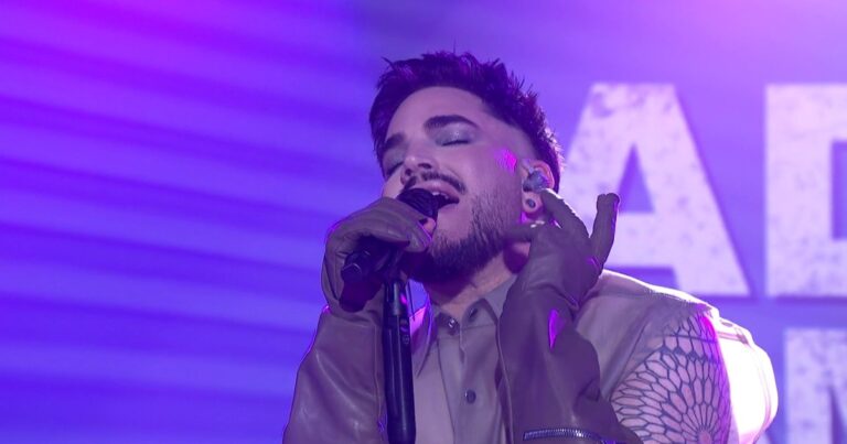 See Adam Lambert Perform New Song ‘Under the Rhythm’ Live - TODAY.com
