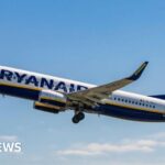 Man nearly sucked out of window mid-air on Ryanair plane, passengers say - BBC