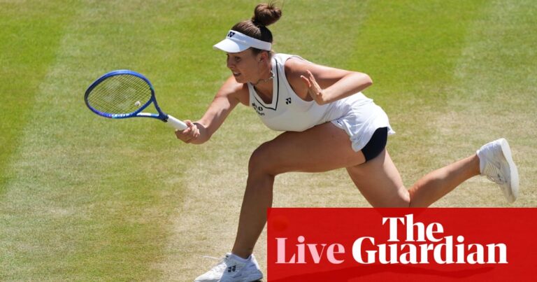 Wimbledon 2026: Noskova v Mertens, Kostyuk v Paolini, Fritz v Zverev, Cobolli v Fery in quarter-finals – live - The Guardian