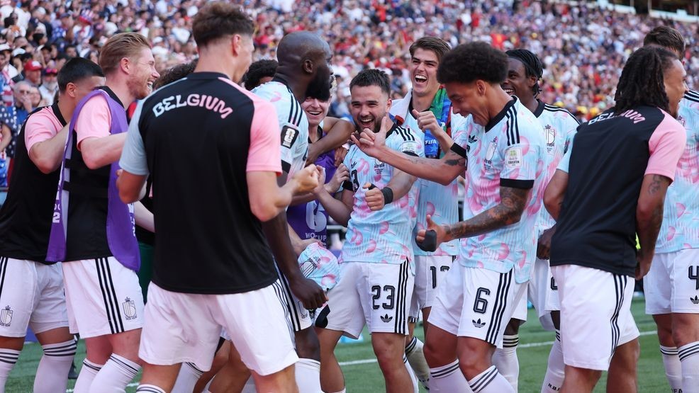 Belgium celebrates World Cup win over Team USA with apparent Trump dance - National Desk