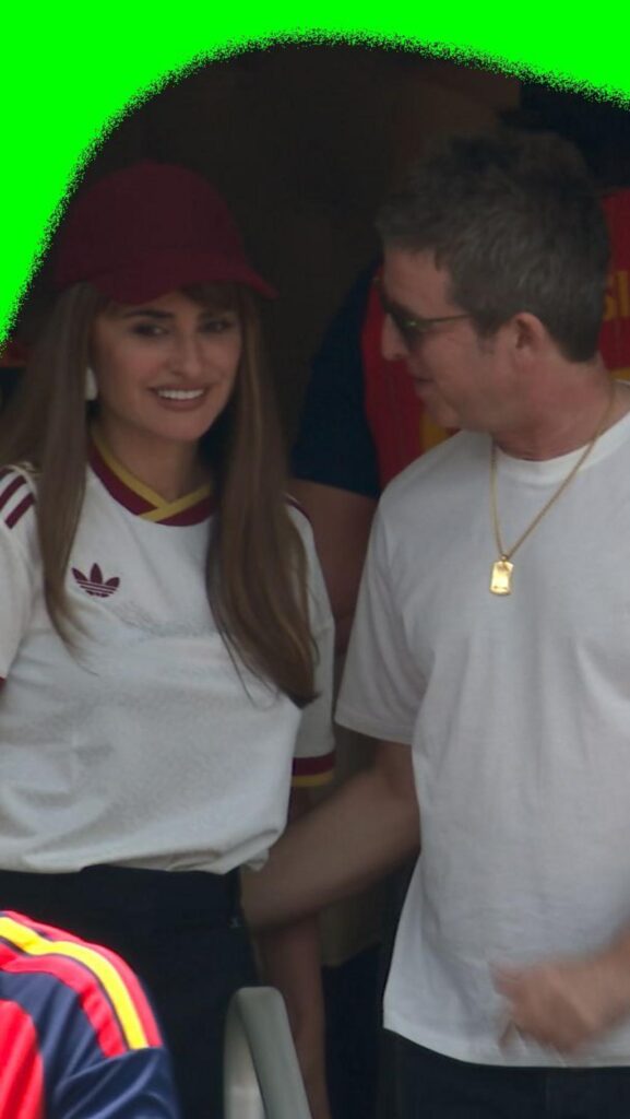 World Cup 2026: Penelope Cruz and Noel Gallagher spotted at Spain v Belgium - BBC