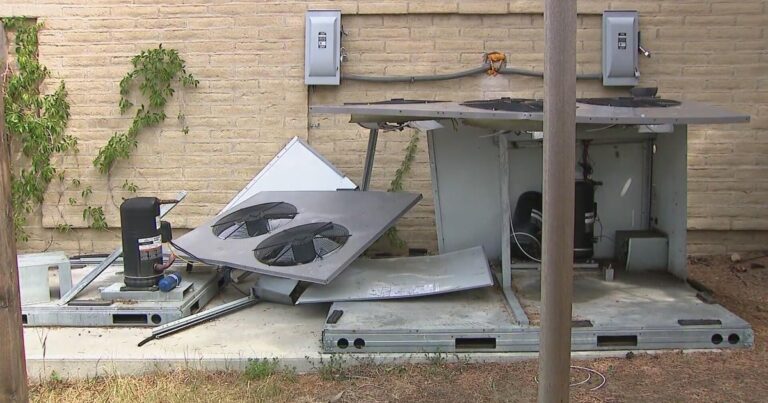 Denver church struggles with high temperatures after thieves take air conditioners - CBS News