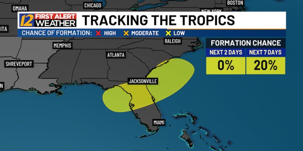 NHC monitoring a new area of interest in the Gulf - KSLA