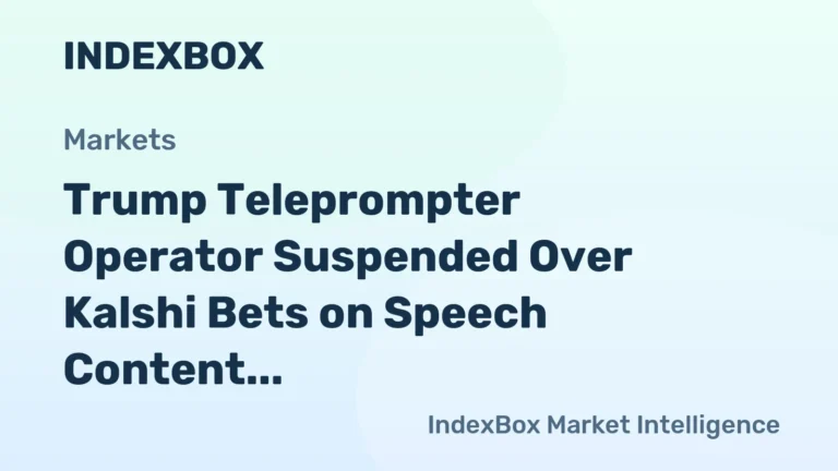 Trump Teleprompter Operator Suspended Over Kalshi Bets on Speech Content - IndexBox