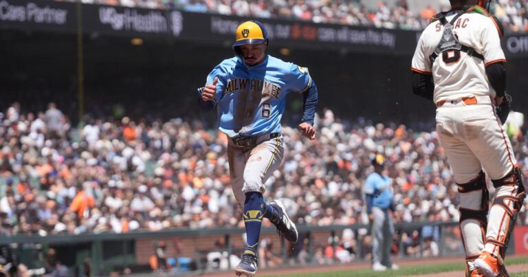 Brewers Giants Baseball - Springfield News-Sun