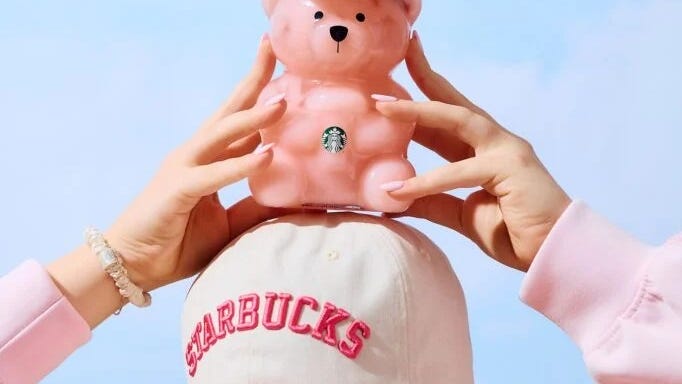 Starbucks pink 'Bearista' cup available for purchase starting July 9 - Reno Gazette Journal