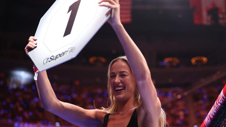 Sophie Cunningham makes surprise appearance at UFC fights as 'Octagon Girl' - USA Today