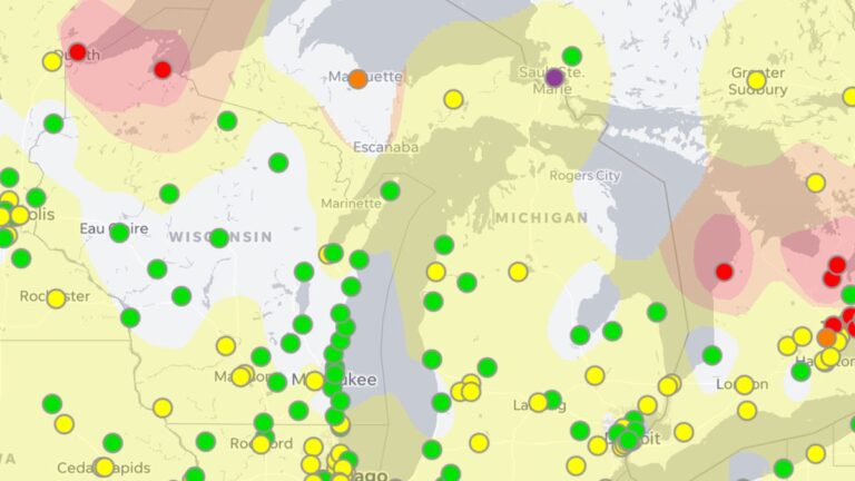 Michigan air quality map: Check if it's bad today in your area - Detroit Free Press