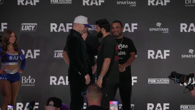 RAF 11 faceoff video: Did Colby Covington and Arman Tsarukyan just become best friends? - MMA Junkie