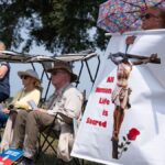 See protesters outside Florida State Prison during an execution - Tallahassee Democrat