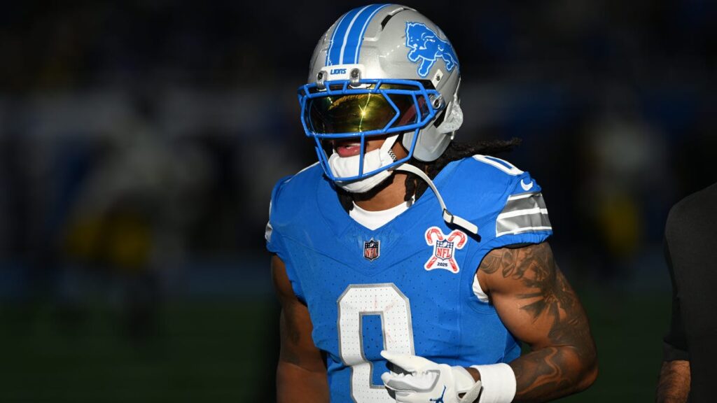 Dan Campbell addresses Jahmyr Gibbs' contract as Lions star appears to hold in - USA Today