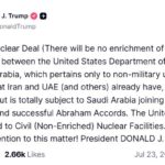 Trump says US-Saudi nuclear deal conditional on country joining Abraham Accords - ANI News