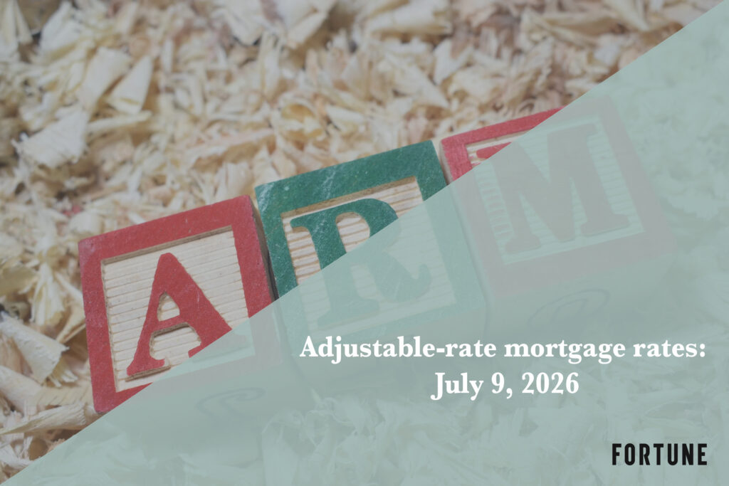 Current ARM mortgage rates report for July 9, 2026 - Fortune