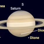 The Sky Today on Saturday, July 11: Dione passes north of Saturn - Astronomy.com