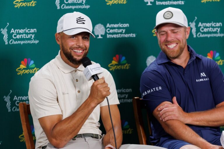 How Steph Curry, Joe Pavelski fared Friday at American Century Championship - The Press Democrat