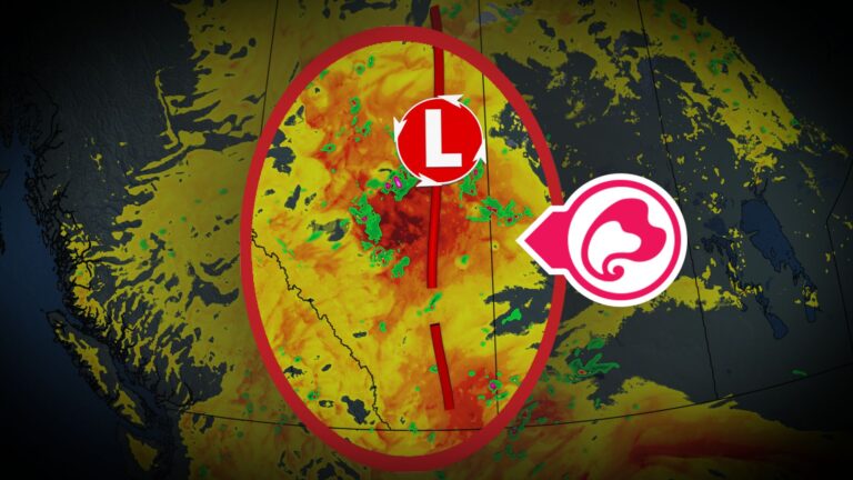 High thunderstorm energy with severe risks continue over Alberta - The Weather Network