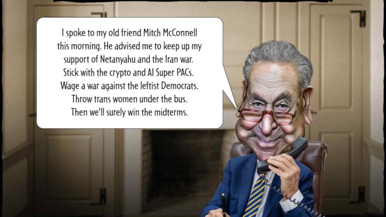 Chuck Schumer Talked to His Old Friend for 20 Minutes and Got Some Sage Advice - WhoWhatWhy