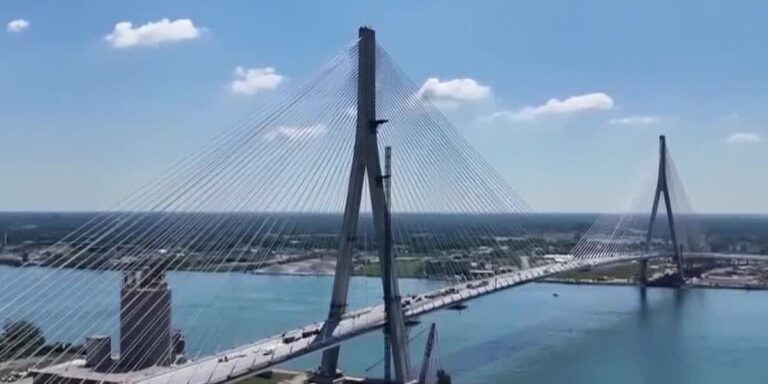 Gordie Howe International Bridge opens today at noon - WTVG