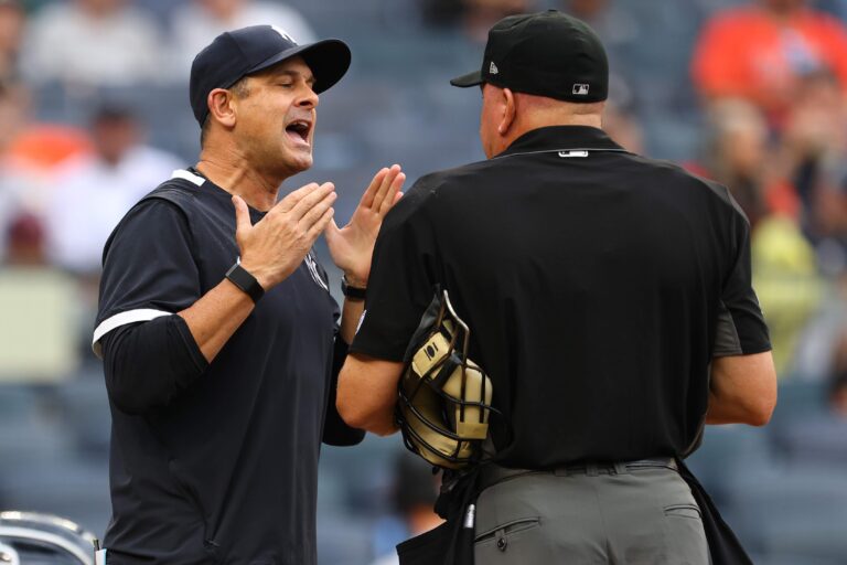 New York Yankees’ Aaron Boone Breaks Silence On Ejection After Rays Loss - heavy.com