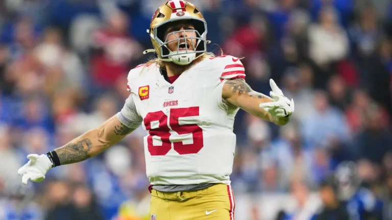 49ers star George Kittle's MetLife Stadium grass plea co-signed by Jets player - NBC Sports Bay Area & California