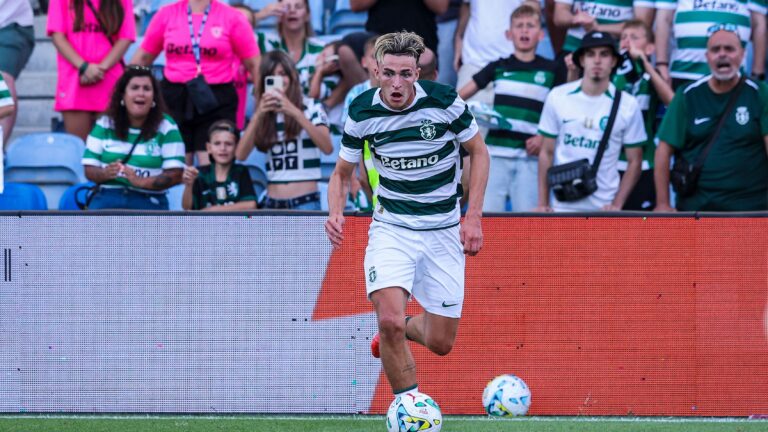 VIDEO: Chelsea loanee Jesse Derry scores superb goal to open account for Sporting CP & mimics Cole Palmer celebration - Goal.com