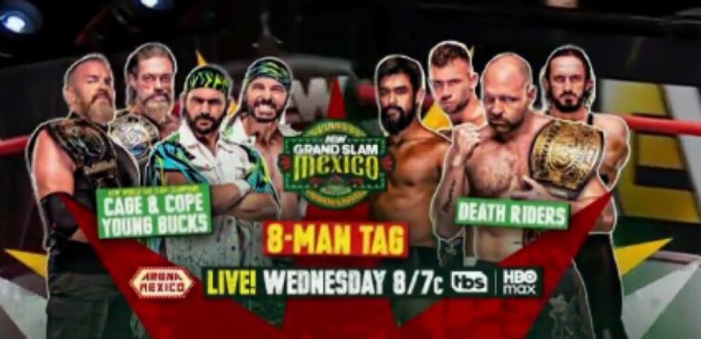 Young Bucks, Cage, And Cope To Team At AEW Grand Slam Mexico, More Matches Added - Fightful
