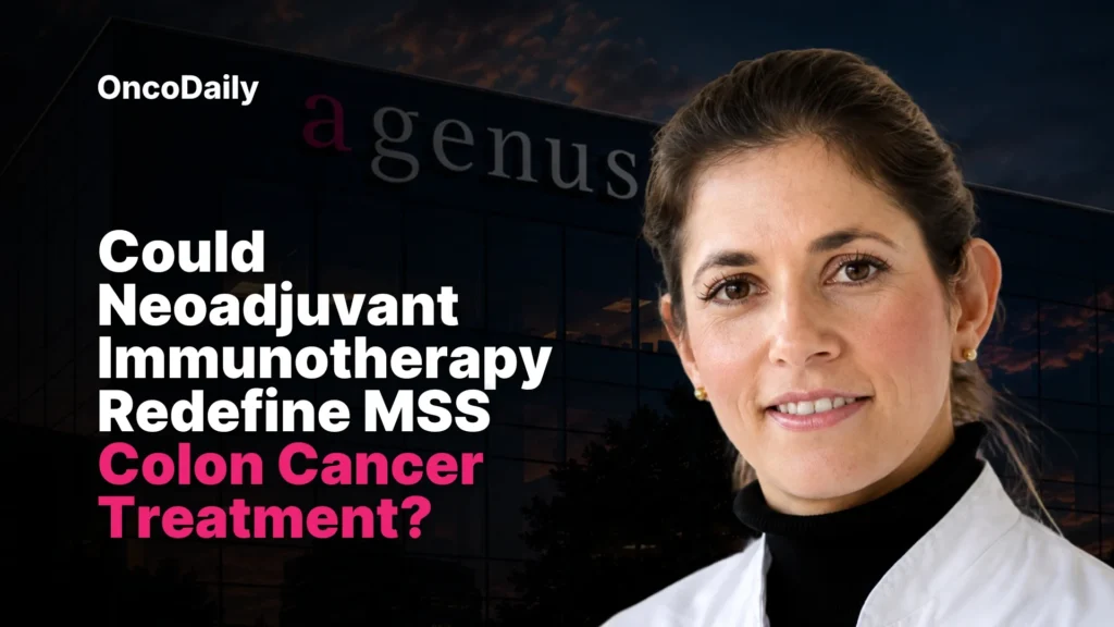 Could Neoadjuvant Immunotherapy Change the Treatment Pathway for MSS Colon Cancer? - Oncodaily