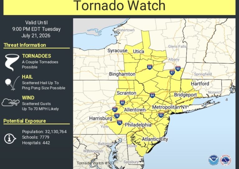 Nassau under tornado watch amid strong storm threat - LI Press