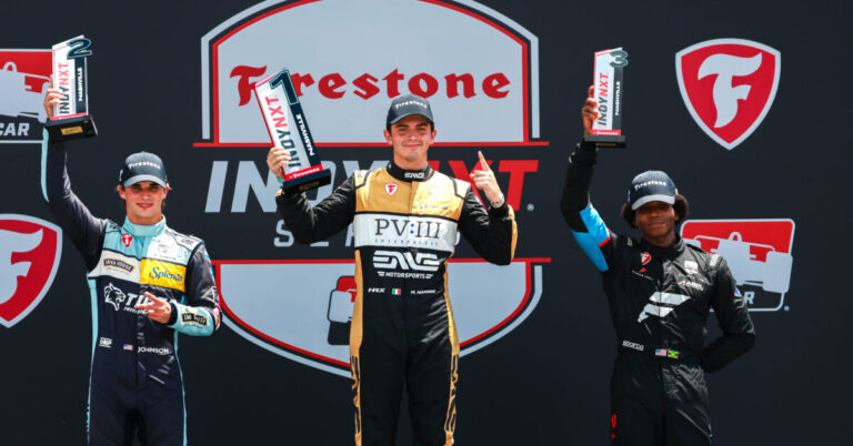 Matteo Nannini wins first oval at INDY NXT Music City Grand Prix - Main Street Media of Tennessee
