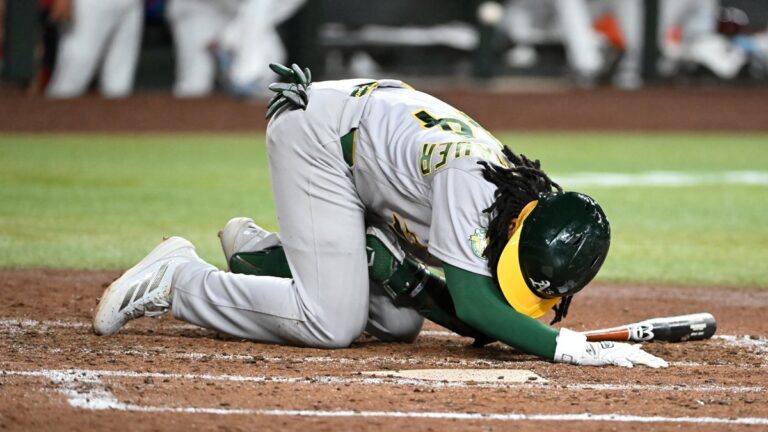 Athletics place Joshua Kuroda-Grauer on IL after surgery for ruptured testicle - NBC Sports Bay Area & California