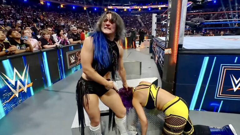 Lyra Valkyria attacks Bayley after referee stoppage at WWE Saturday Night’s Main Event - POST Wrestling