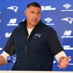 Mike Vrabel Under Fire For Using Puppy To Shield Him From Difficult Questions At Patriots Press Conference - BroBible