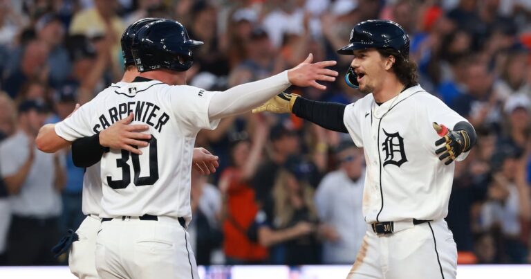 Dillon Dingler’s RBI double breaks tie late to lift surging Detroit Tigers over Kansas City Royals - TSN