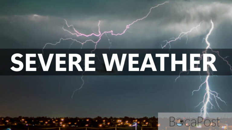 Boca Raton Severe Weather Alert: Severe Thunderstorm Warning Active In Central Broward Until 4:45 P.m. - Boca Post