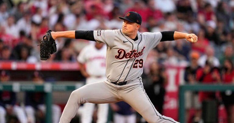 Tarik Skubal strikes out nine, Spencer Torkelson homers twice in Detroit Tigers’ rout of Los Angeles Angels - TSN