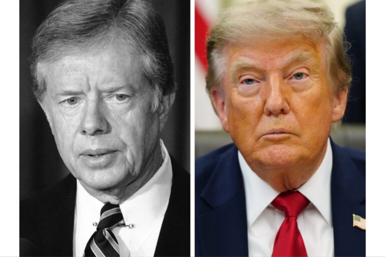 Trump shifts his tone on Jimmy Carter while grappling with Iran, inflation and his own legacy - WTOP