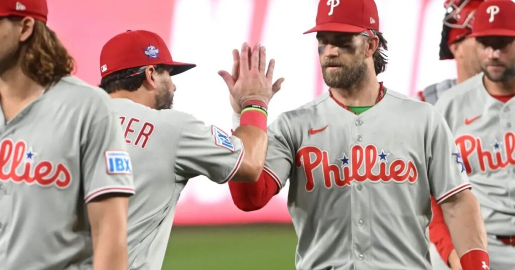 As Phillies try to manage Bryce Harper’s workload, Kyle Schwarber takes reps at first base - Downbeach.com
