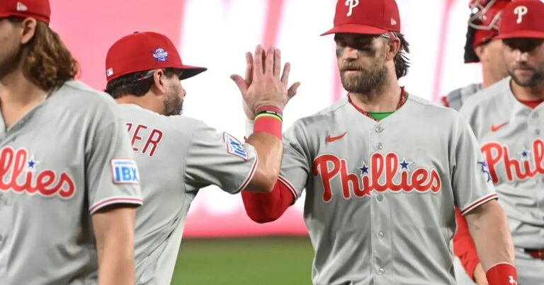 As Phillies try to manage Bryce Harper’s workload, Kyle Schwarber takes reps at first base - Downbeach.com